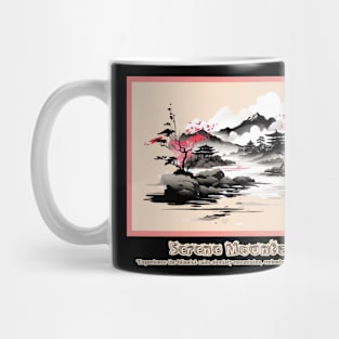 Japan Zen Style Serene Mountain Mug